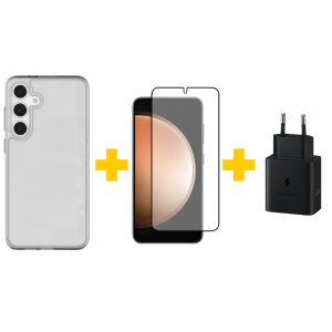 Samsung Galaxy S24+ Bundle - Phone Case / Wall Charger / Screenguard