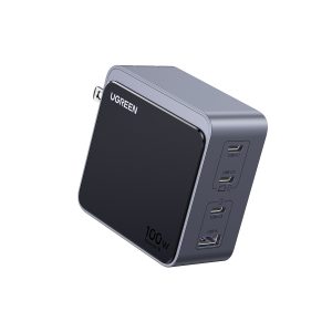 UGREEN Nexode 4 Port PD/USB Wall Charger 100W - Grey & Black