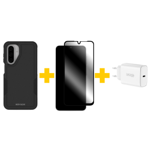 Samsung Galaxy A26 Bundle - Phone Case / Wall Charger / Screenguard