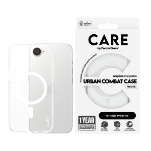Care by PanzerGlass Urban Combat Magsafe Case - Apple iPhone 16e – Clear