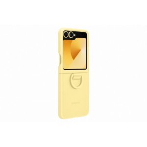 Samsung Silicone Cover With Ring - Samsung Galaxy Z Flip7 FE/Flip6 - Yellow