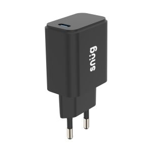Snug 1 Port Mini PD Home Charger - 25W - Black