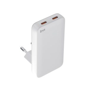 Snug 2 Port PD GaN Slim Wall Charger 45W - White