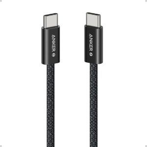 Anker USB C-USB C 1 Metre Fast Charging 240W Braided Cable - Black