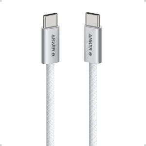 Anker USB C-USB C 1 Metre Fast Charging 240W Braided Cable - White
