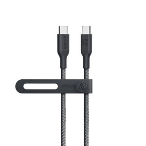 Anker 544 Bio-Based USB C-USB C Cable Fast Charging 140W 0.9M Cable - Black