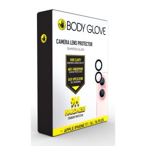 Body Glove Tempered Glass Camera Screen Protector - Apple iPhone 17/16/16 Plus - Black