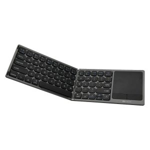 Body Glove Wireless Folding Hinge Keyboard With Touchpad - Black