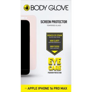 Body Glove Eye Care Tempered Glass Screen Protector - Apple iPhone 16 Pro Max - Clear