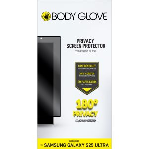 Body Glove Privacy Tempered Glass Screen Protector - Samsung Galaxy S25 Ultra - Black Border