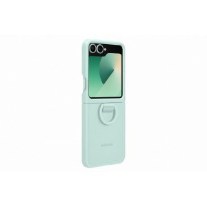 Samsung Silicone Cover With Ring - Samsung Galaxy Z Flip7 FE/Flip6 - Mint
