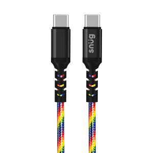 Snug Type-C To Type-C Rainbow Cable - 1.2 Meter