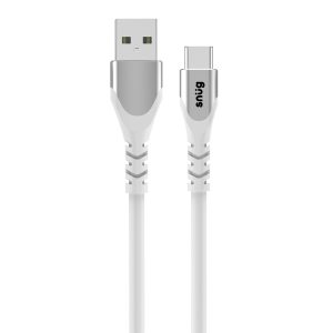Snug USB To Type-C Silicone Cable - 1.2 Meter - White