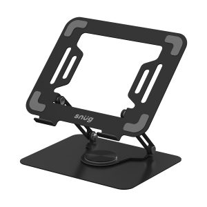 Snug Multi Angle Rotating Base Laptop Stand - Black