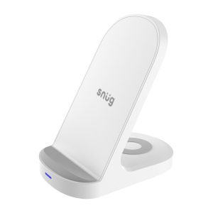 Snug Wireless 2-In-1 Stand Charger 15W - White