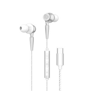 Yookie YTL-15 Wired Earphones Type-C - Black/Metal